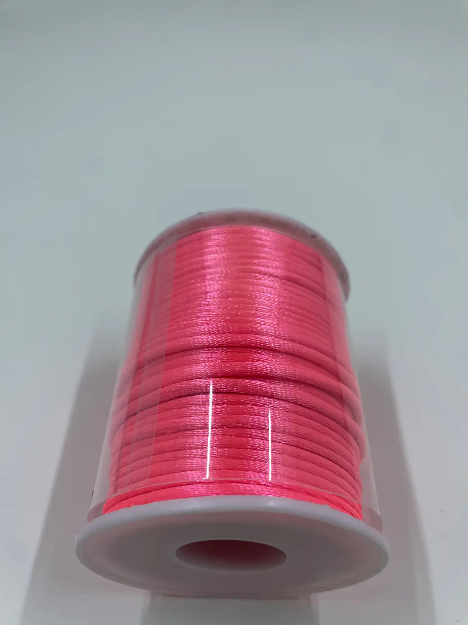 Cordón Bobby o Cola de Ratón 2 mm., 50 mt. Importadora Yarnabeth. C2026 Rosado 1