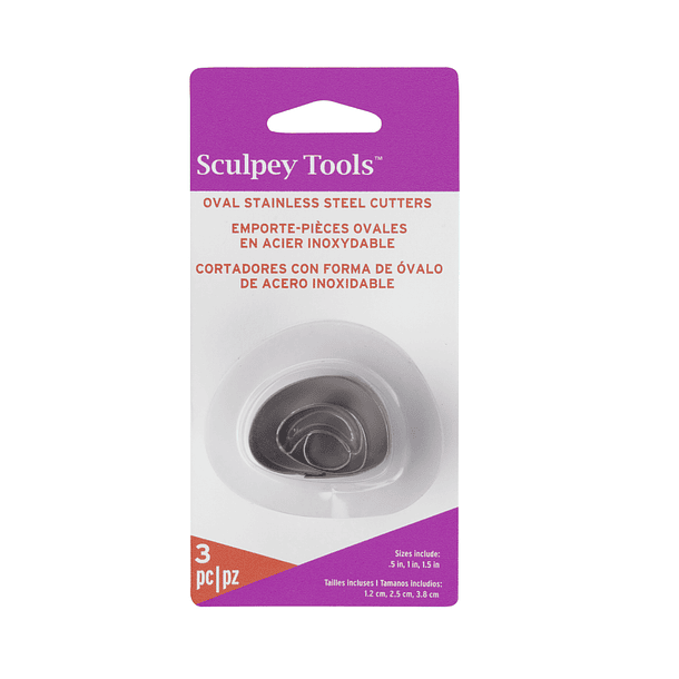 Sculpey Premo! Cortadores - Ovalo Irregular (3 Piezas) 1