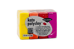 Van Aken Kato Polyclay (Arcilla Polimerica) - Set De 112g (4 X 28g) - Warm