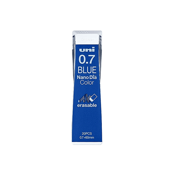 Uni Nano Dia Color Minas De Colores 0.7 Borrables - Set De 20 3