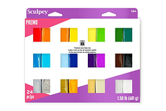 Sculpey Premo! Multipack 24 Colores - 681g (24 X 28g)