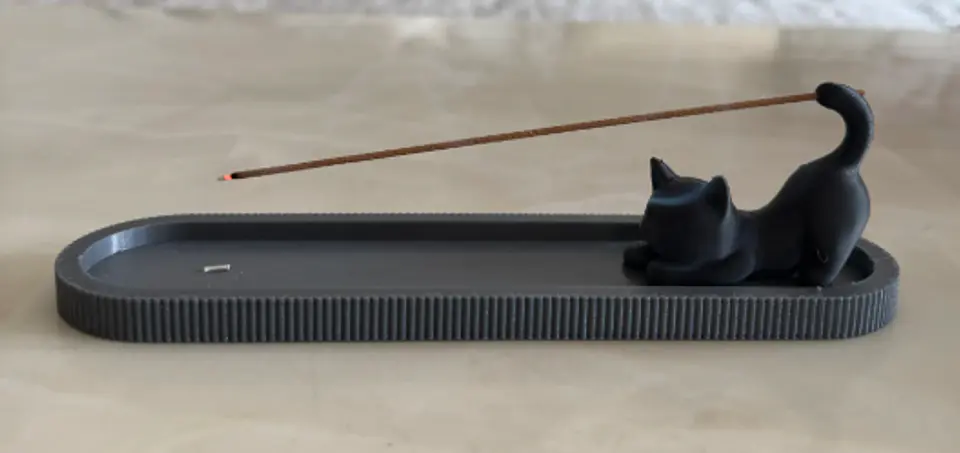 Incensário Decorativo com Gato 🐈‍⬛ 1