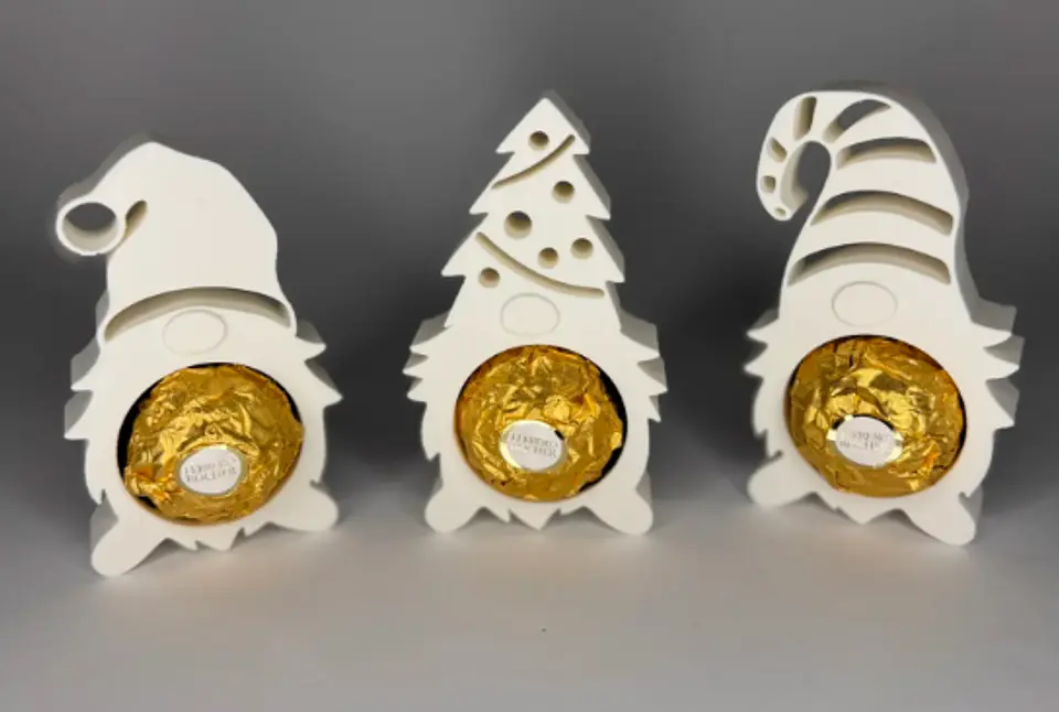 Porta-Chocolates de Natal Gnomos 4