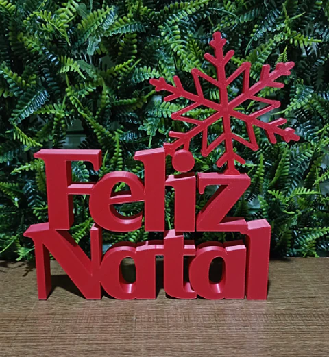 Letreiro Feliz Natal
