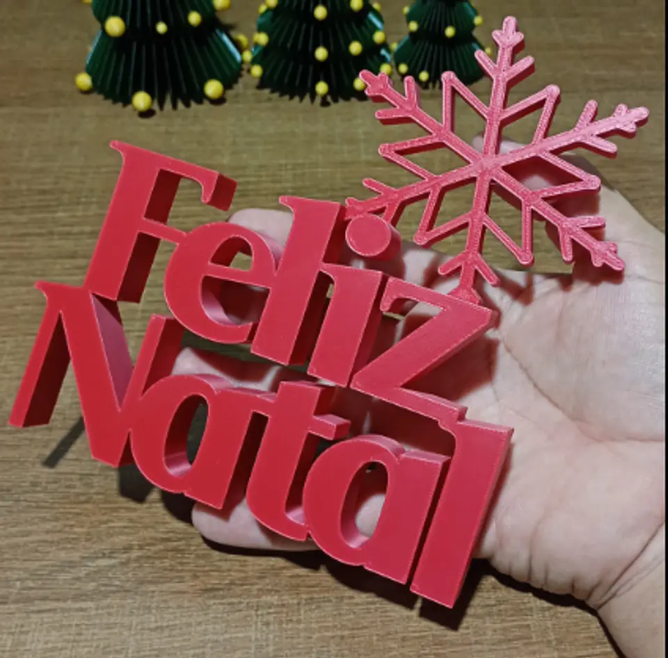 Letreiro Feliz Natal 2