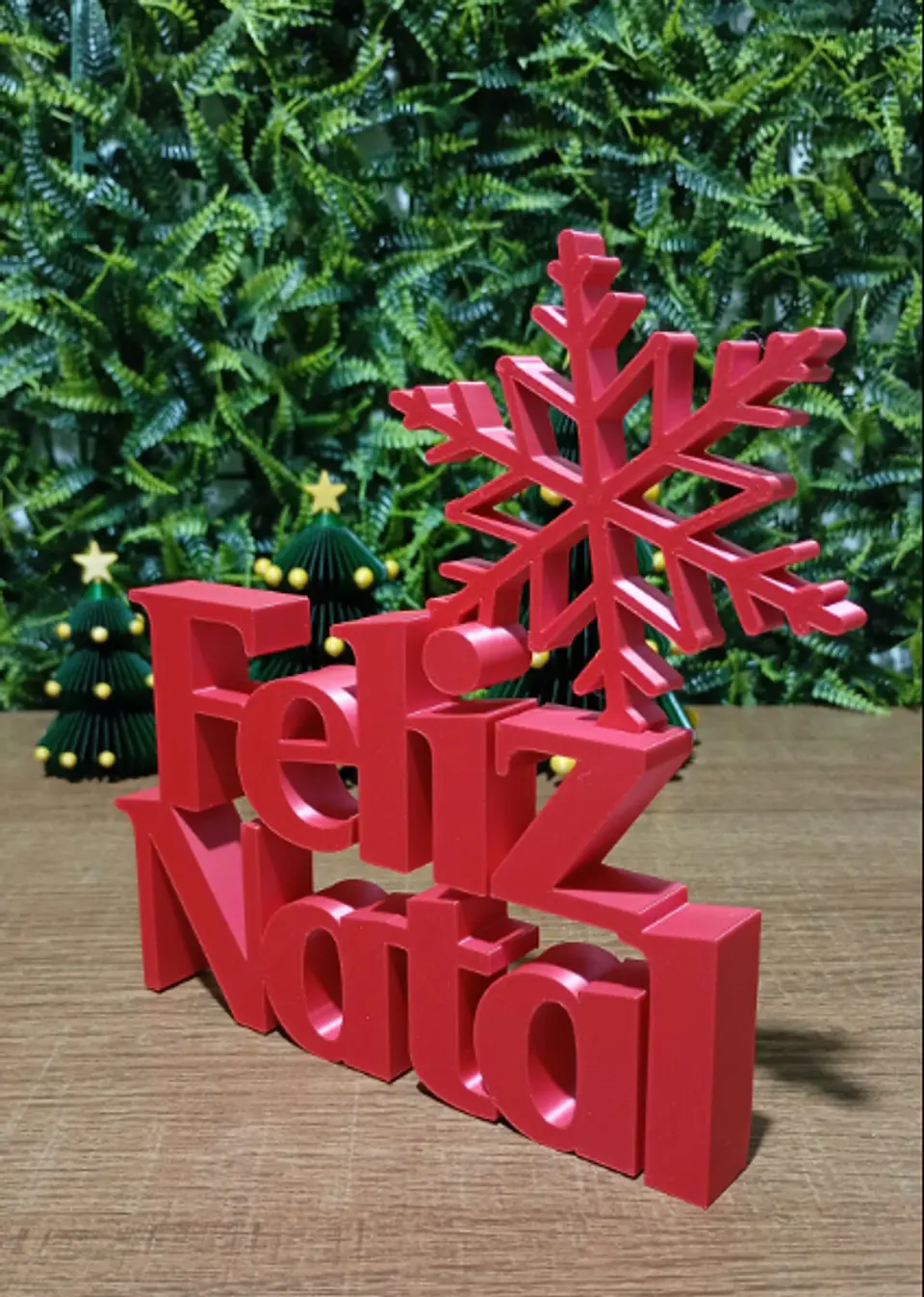 Letreiro Feliz Natal 3