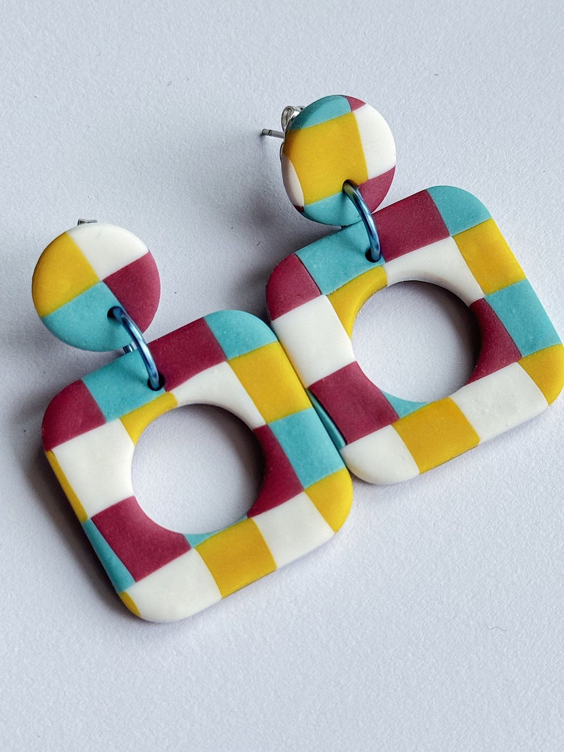 Brincos Padrão Andaluz - Quadrado  1