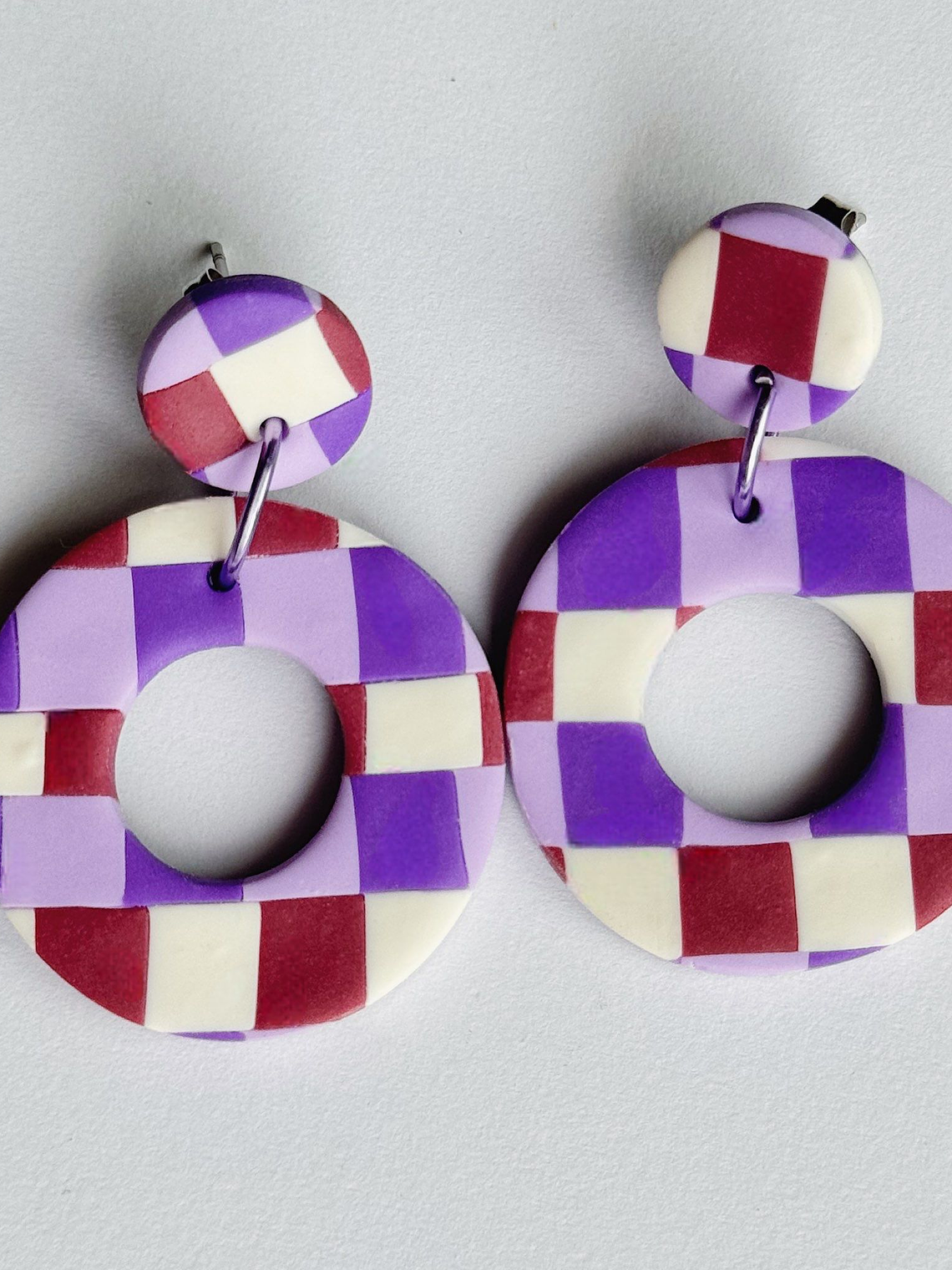 Brincos Padrão Fado - Redondo  1