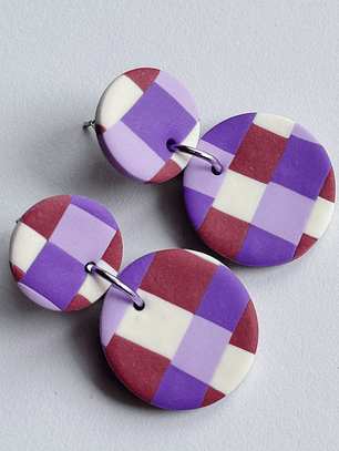 Brincos Padrão Fado Mini - Redondo 