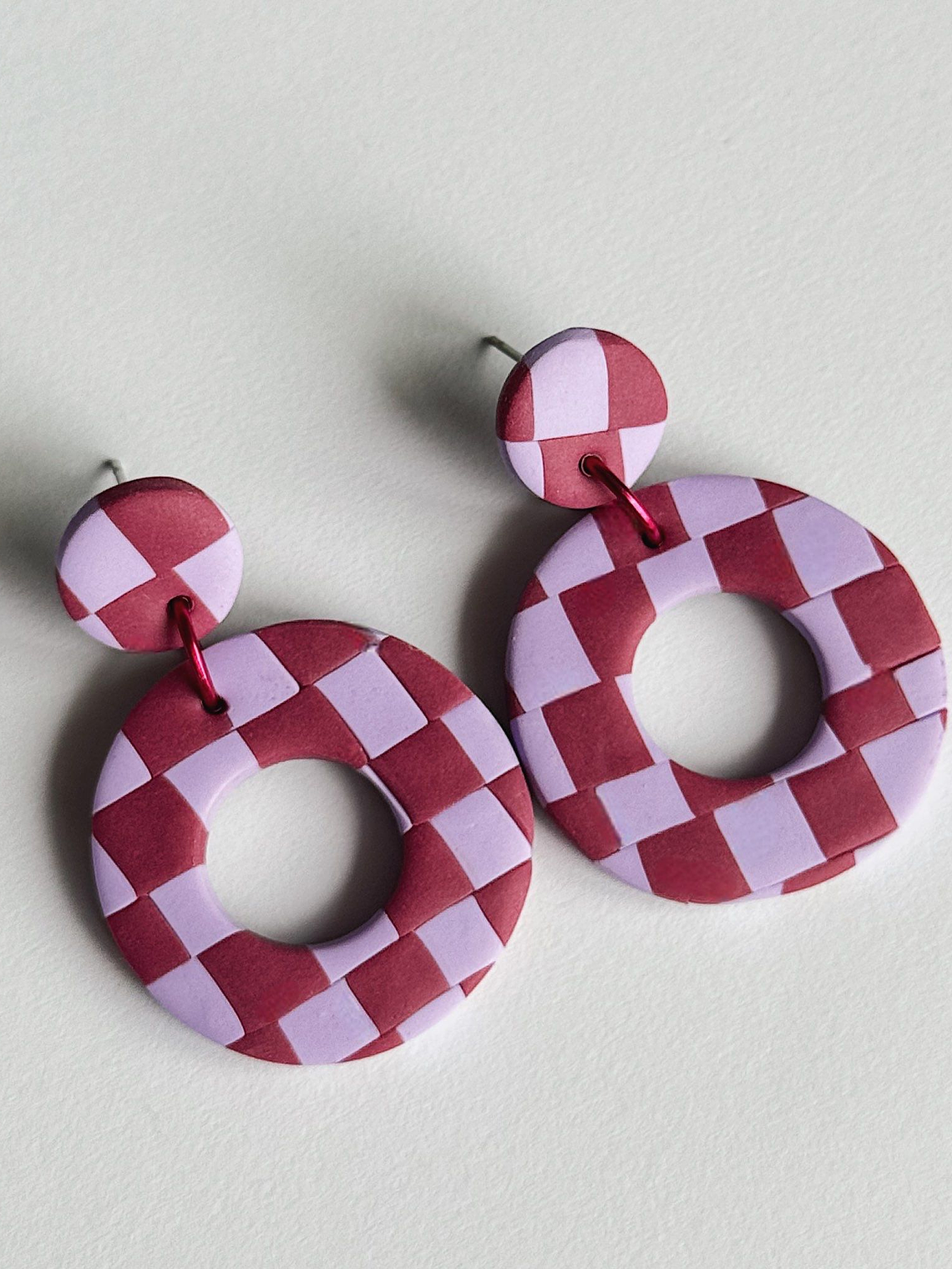 Brincos Padrão Dália - Redondo 2