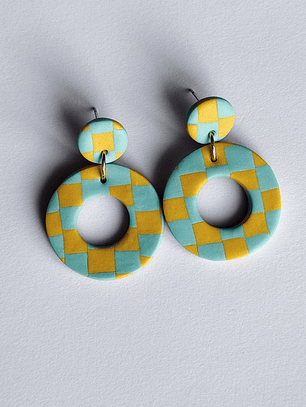 Brincos Padrão Amalfi - Redondo 