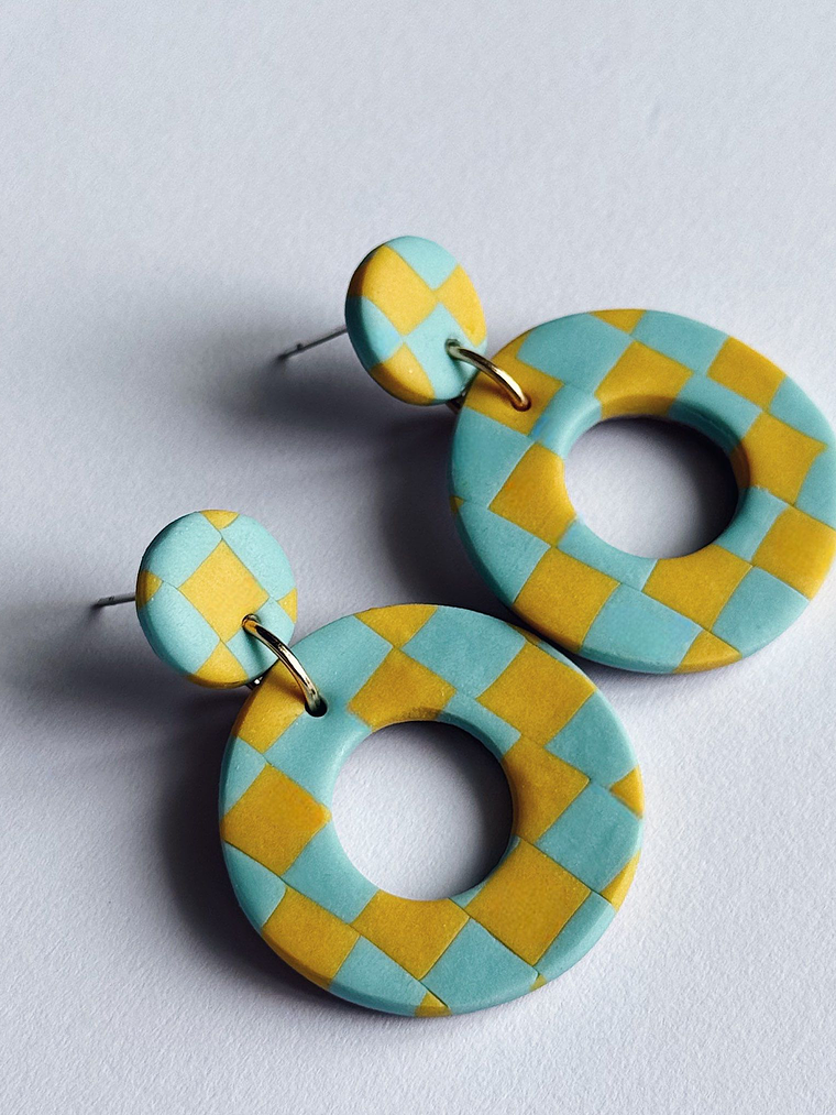 Brincos Padrão Amalfi - Redondo  3