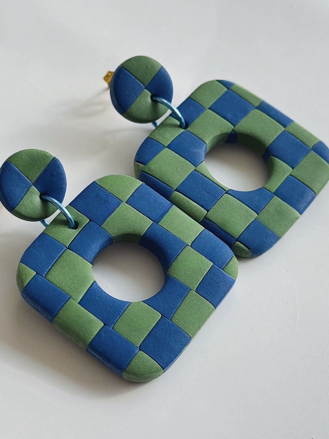 Brincos Padrão Fauna Maxi- Quadrado 2