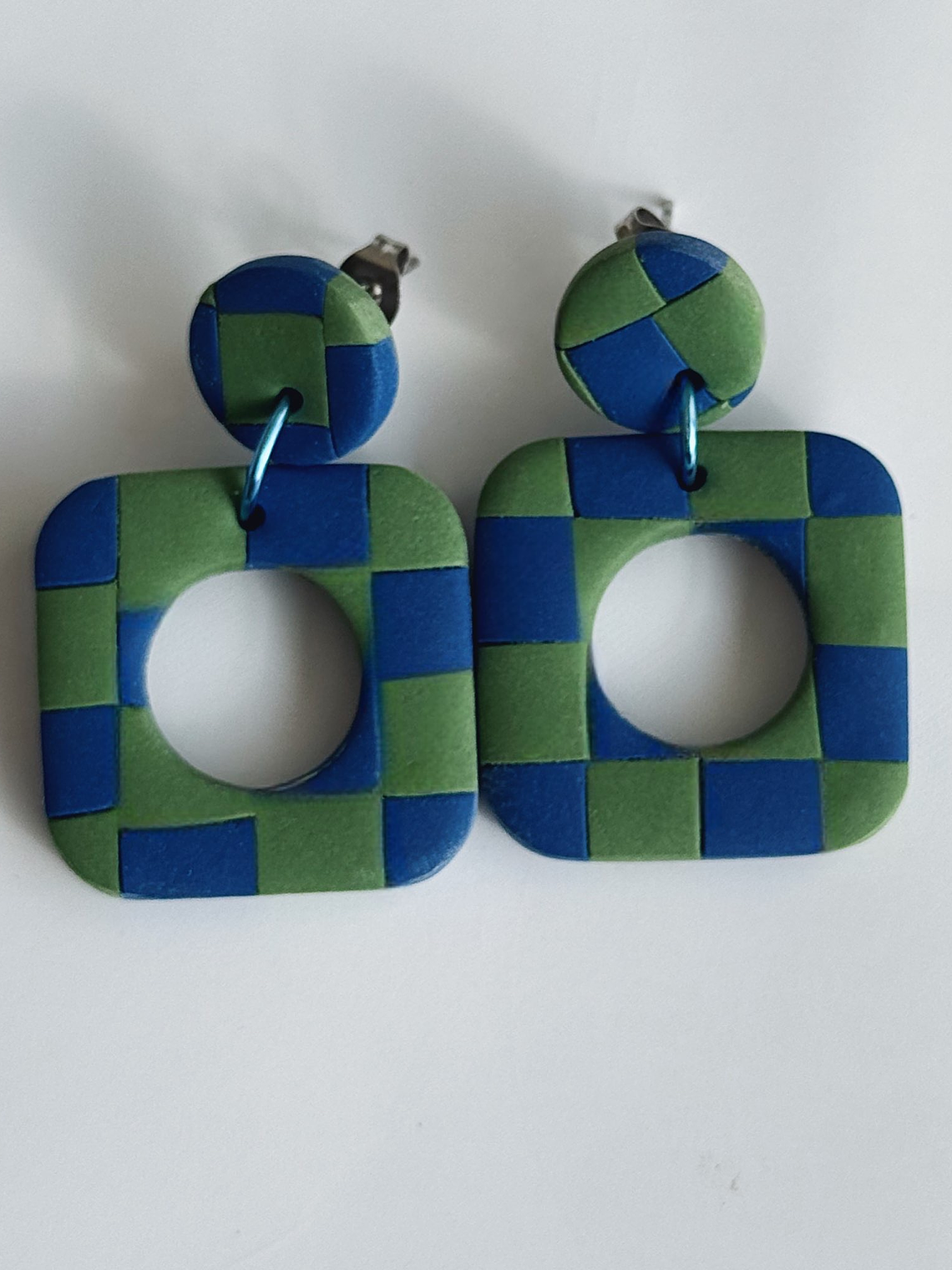 Brincos Padrão Fauna - Quadrado 1