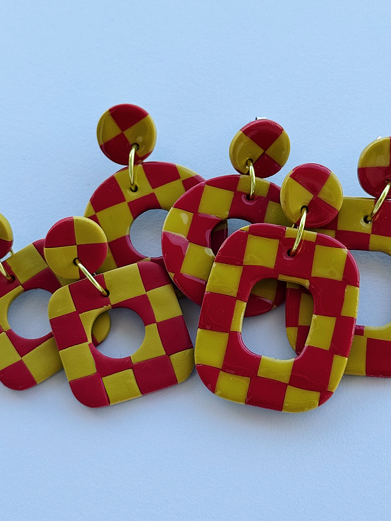 Brincos Padrão Circus 2