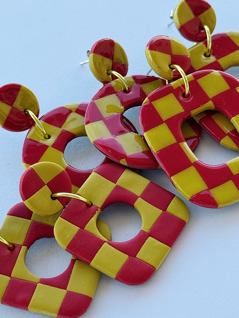 Brincos Padrão Circus 1