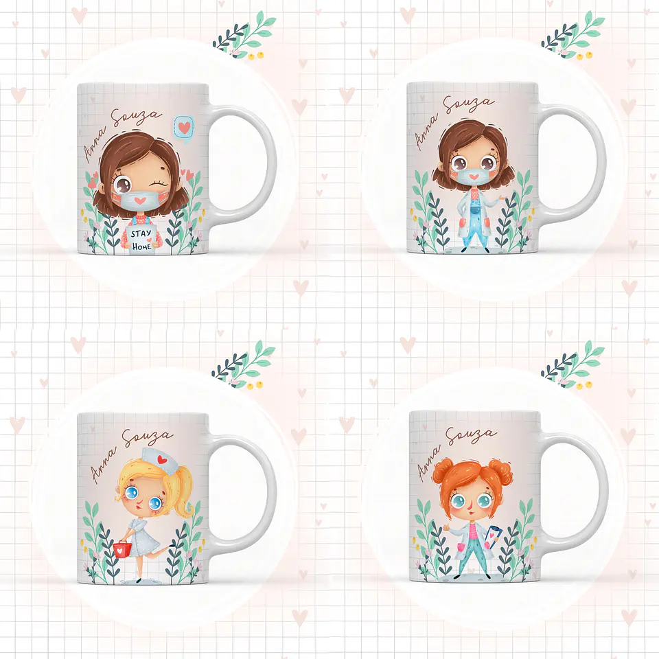 8 Arte Caneca Linha de Frente Arquivo Png 1