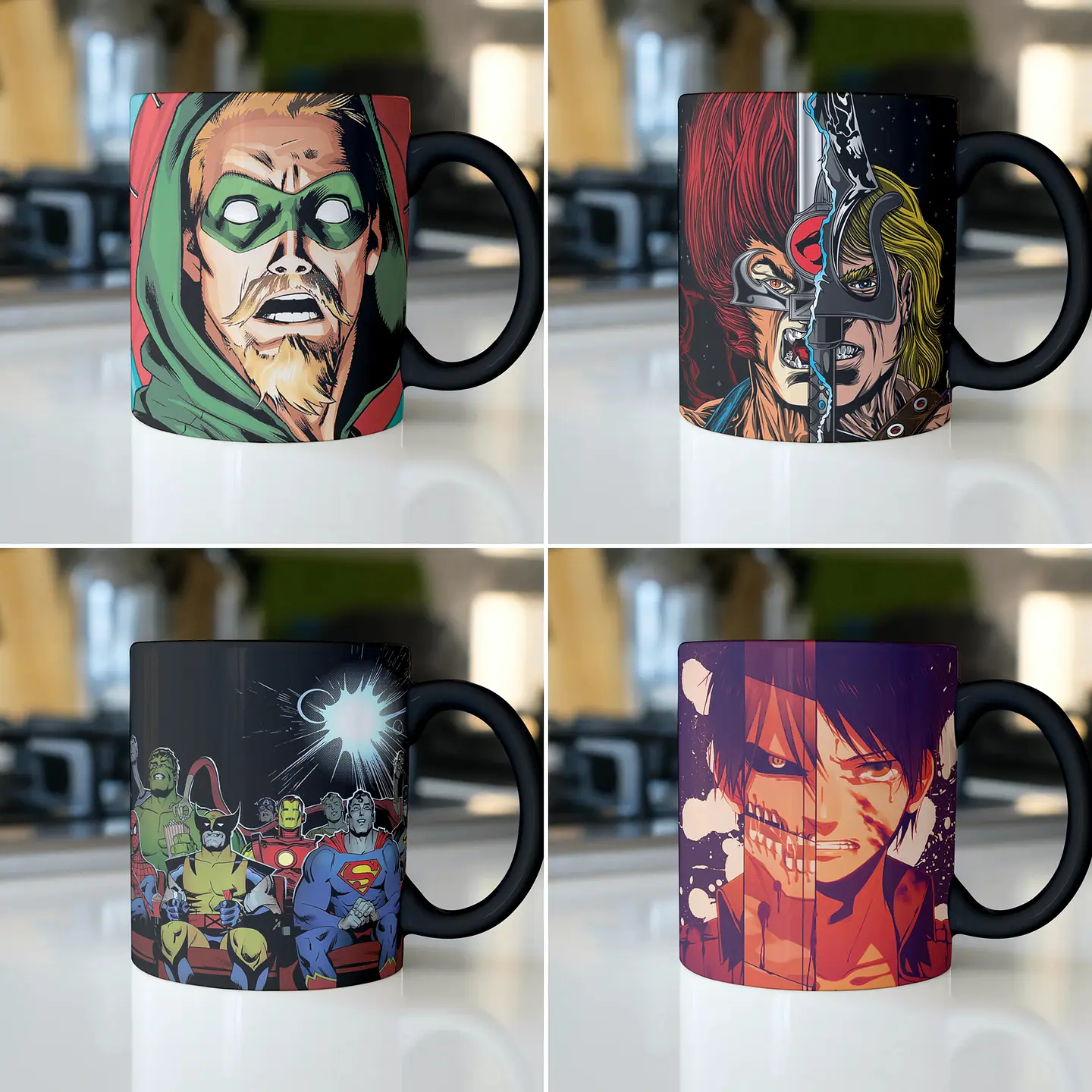 90 Artes para Caneca Anime 4K Arquivo em Jpge/Png 1
