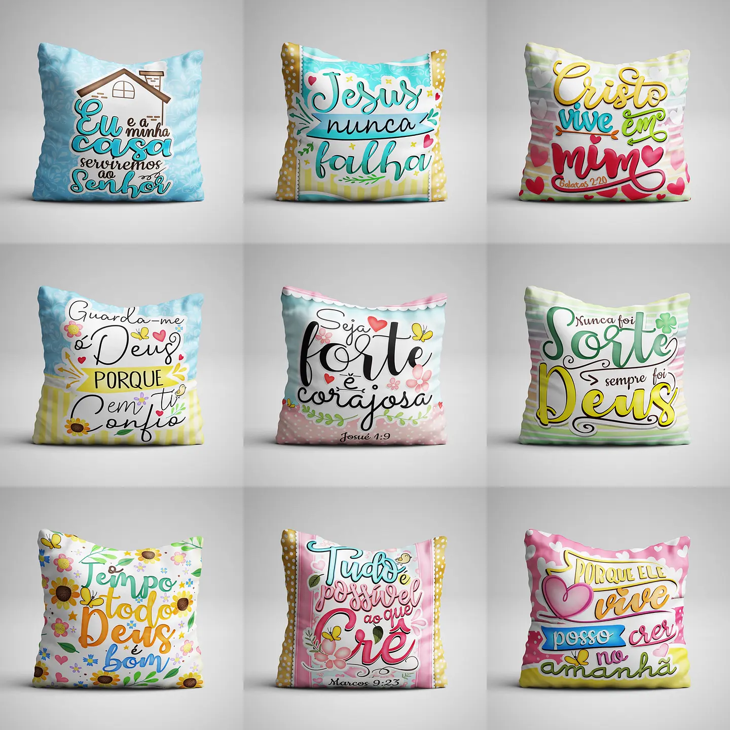 18 Artes para Caneca e Almofada Evangélica Arquivo em Jpge/Png 2