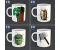 54 Artes para Caneca 3D Editável em Corel Draw