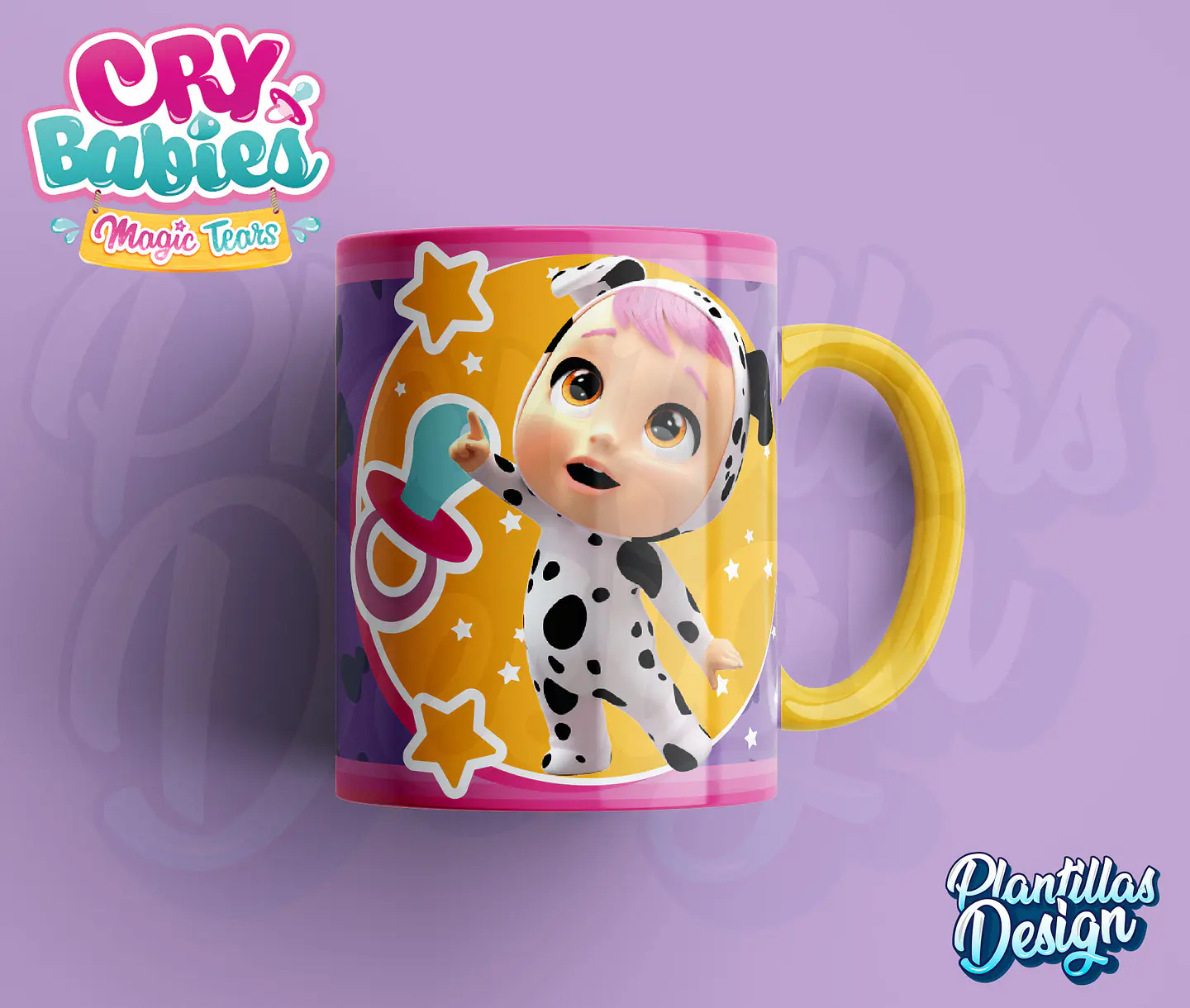 7 Artes Caneca Baby Crys Editável em Photoshop 3