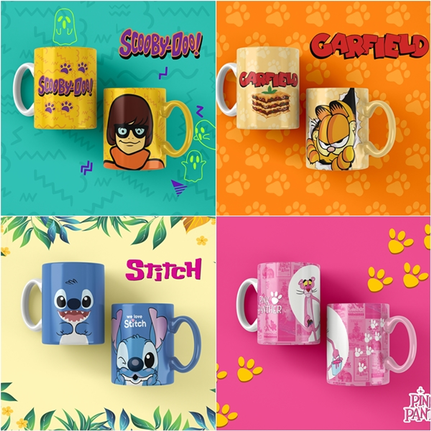 26 Artes para Caneca Anime Kids Infantil Criança Editável em Corel Draw 3