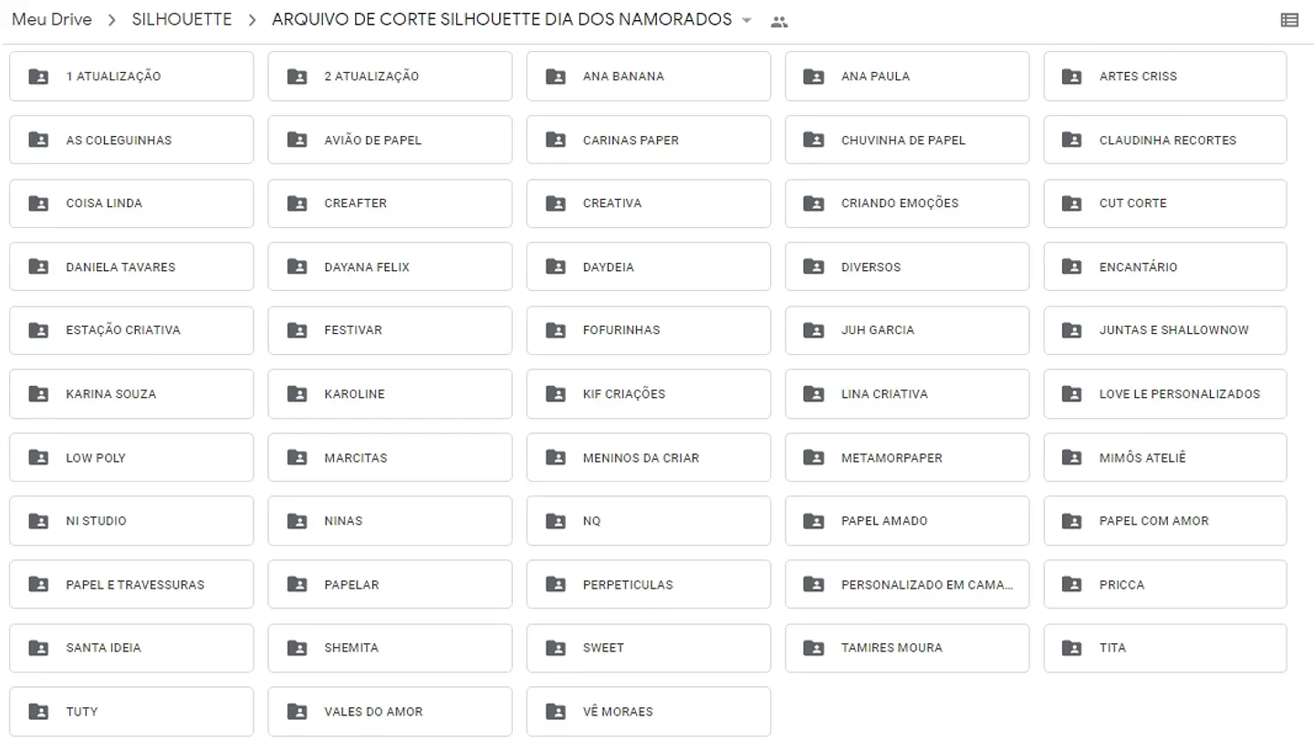 Pacote Kit Arquivo de Corte Dia dos Namorados 21 Silhouette 2