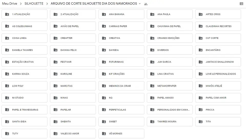 Pacote Kit Arquivo de Corte Dia dos Namorados 21 Silhouette 2