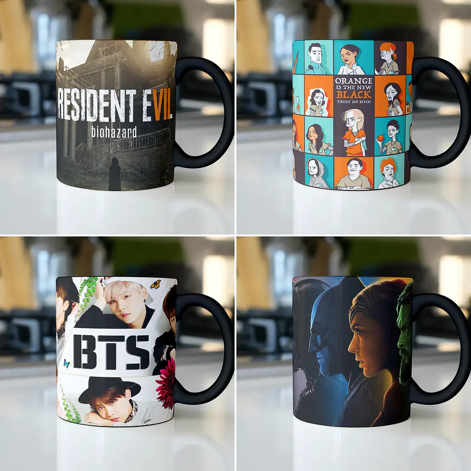 90 Artes para Caneca Anime 4K Arquivo em Jpge/Png 8