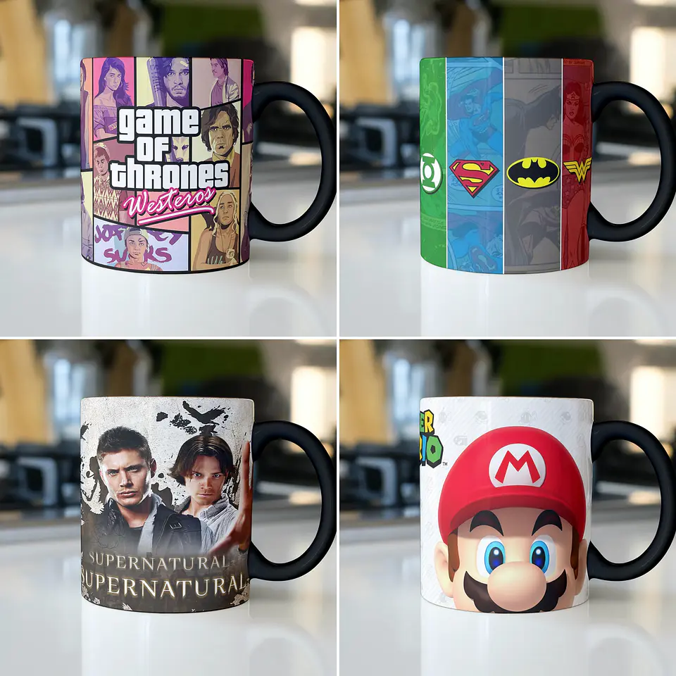 90 Artes para Caneca Anime 4K Arquivo em Jpge/Png 9