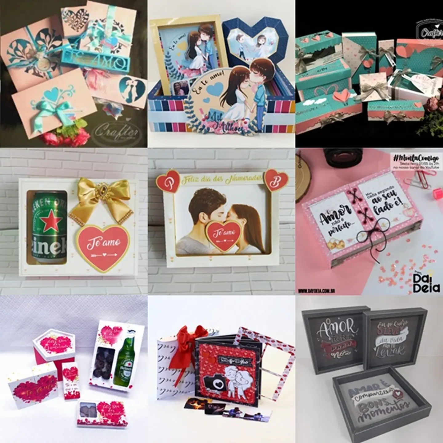 Pacote Kit Arquivo de Corte Dia dos Namorados 21 Silhouette 6