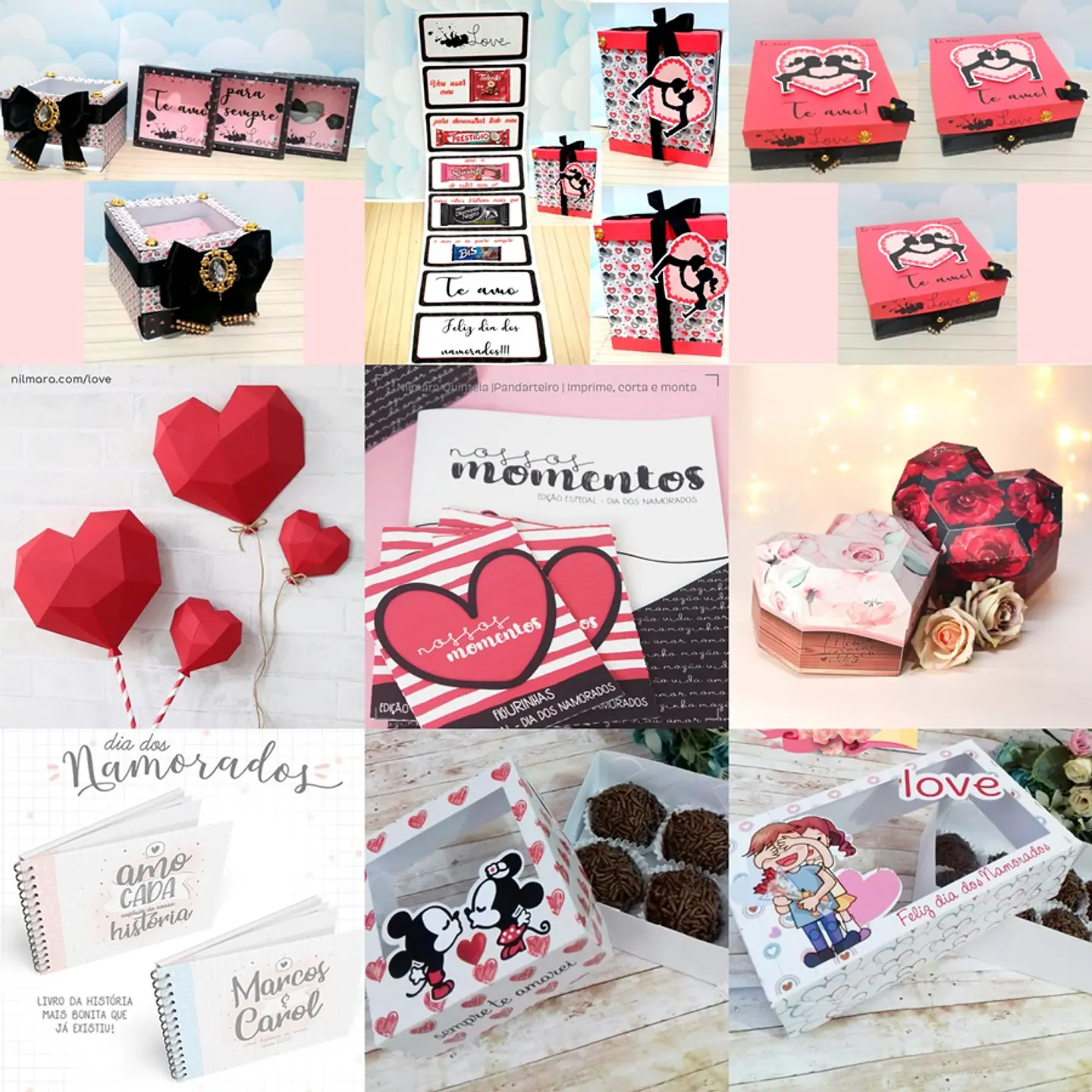 Pacote Kit Arquivo de Corte Dia dos Namorados 21 Silhouette 8