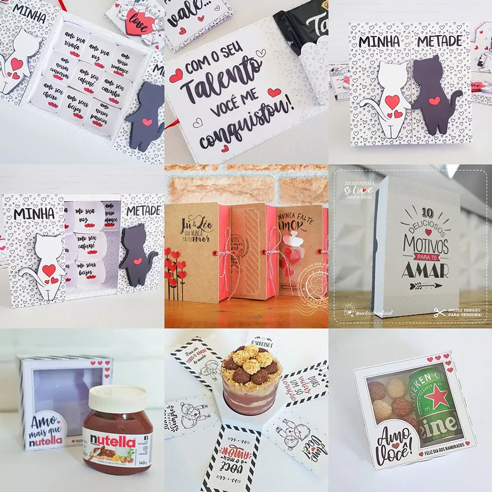 Pacote Kit Arquivo de Corte Dia dos Namorados 21 Silhouette 10