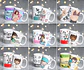 82 Artes para Caneca Profissões Editável em Corel Draw - Thumbnail 3