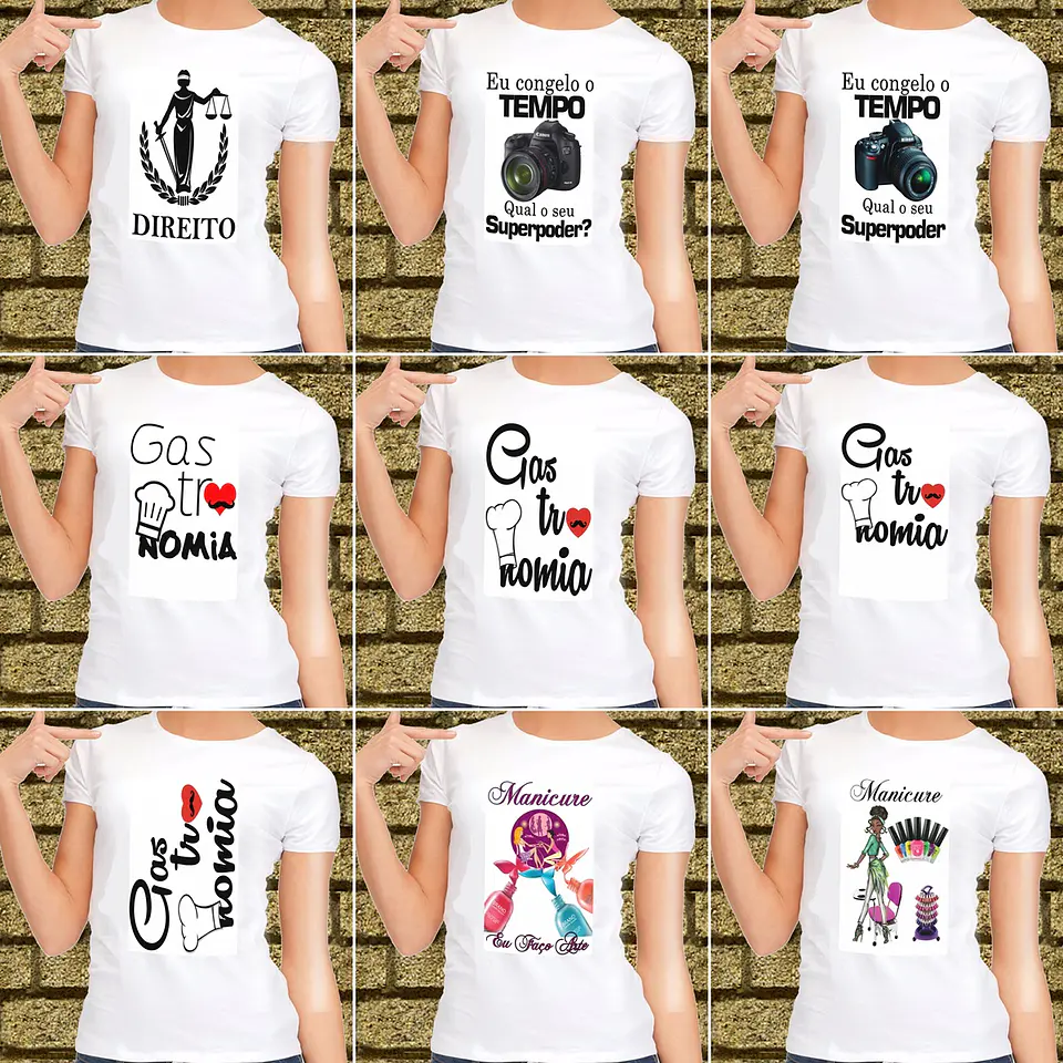 36 Artes Caneca Profissões e Cursos Feminino Editável em Photoshop 2