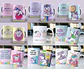 59 Artes para Caneca Unicórnio e Gatinhos Editável em Corel Draw ou Photoshop - Thumbnail 1