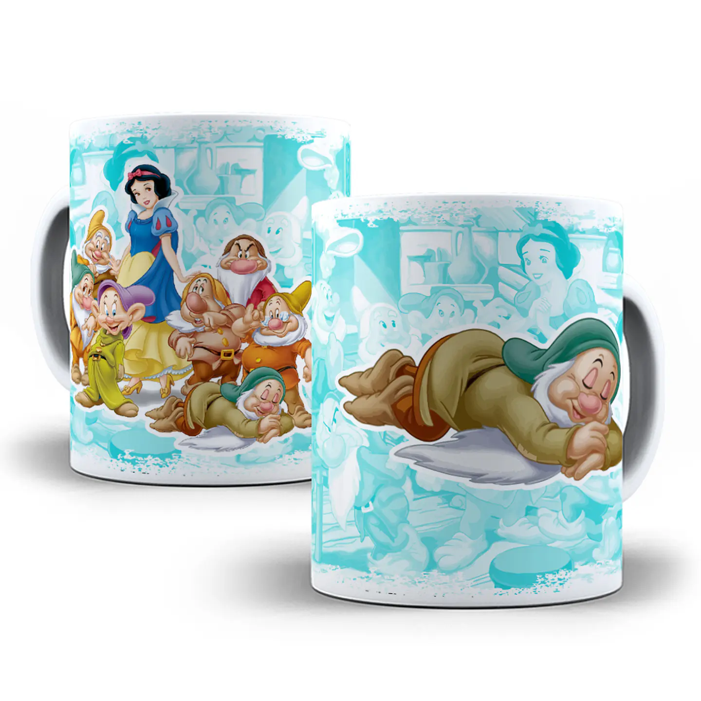 8 Artes Caneca Branca de Neve e Os 7 Anões Editável em Photoshop 4