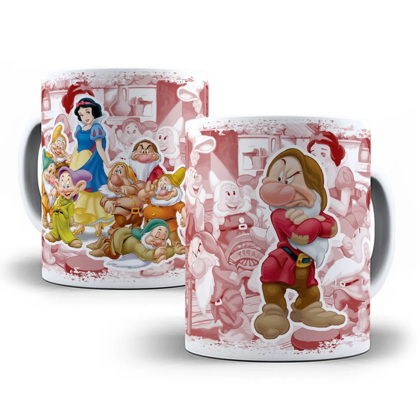 8 Artes Caneca Branca de Neve e Os 7 Anões Editável em Photoshop 5