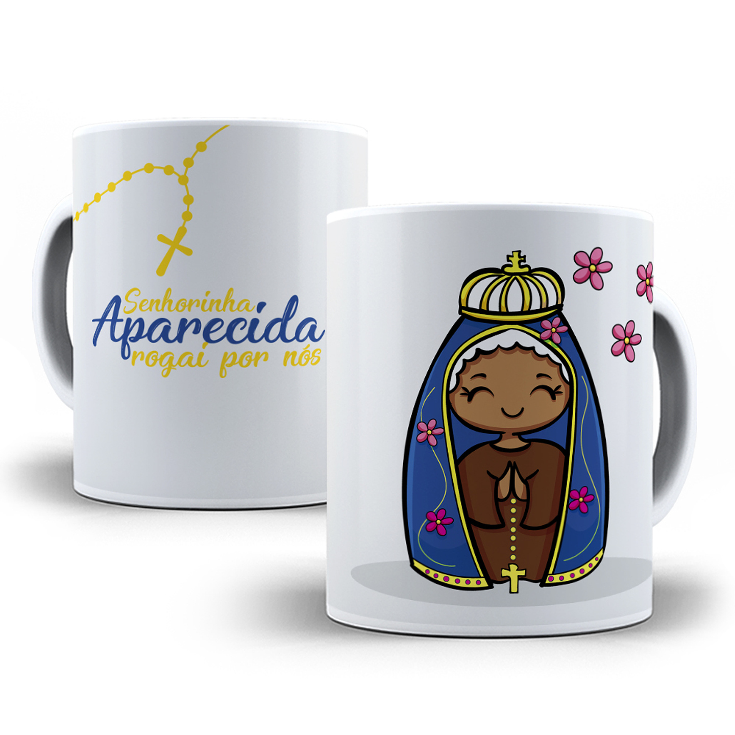 10 Artes para Caneca Nossa Senhora da Aparecida Editável em Corel Draw 5