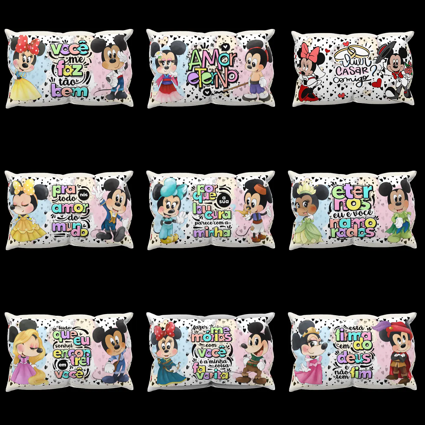 20 Artes para Caneca Almofada Mickey Apaixonado Arquivo em Jpge/Png 2