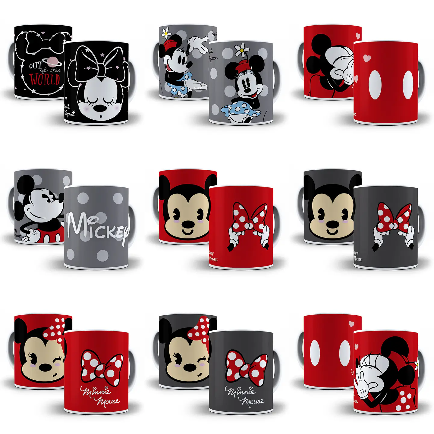 29 Artes para Caneca Mickey e Minnie e Outros Arquivo em Jpge/Png 2