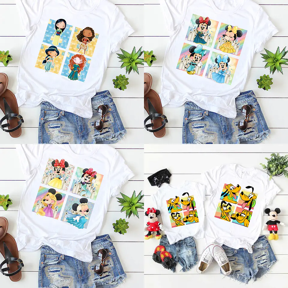35 Artes para Camisa Personagens Arquivo em Jpge/Png 2