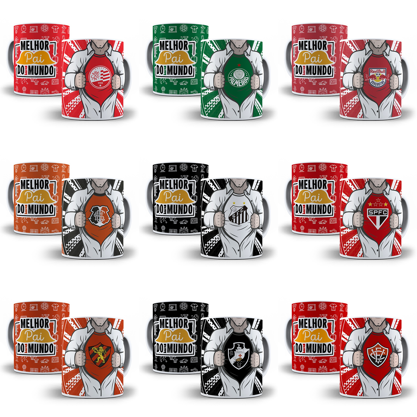 41 Artes Caneca Dia dos Pais Editável em Photoshop 4