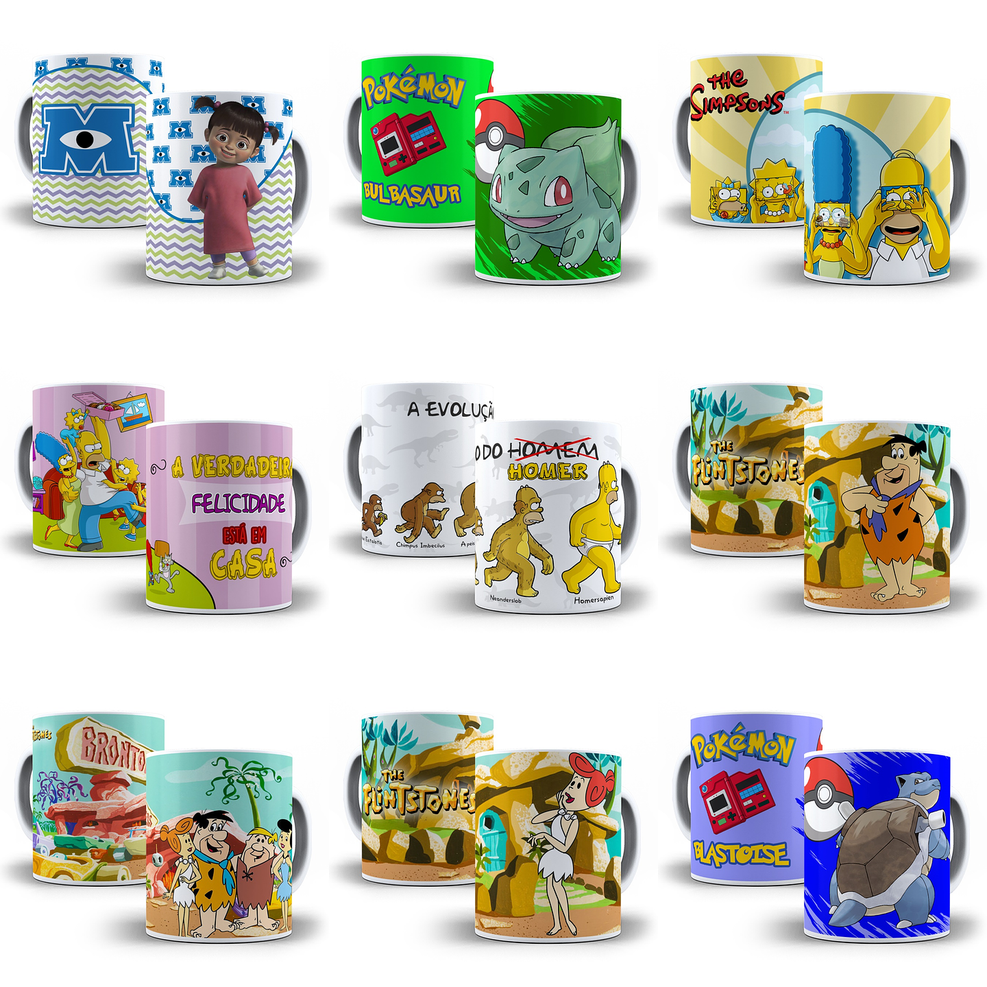 78 Artes Caneca Sublimação Temas Variados Editável em Photoshop 1