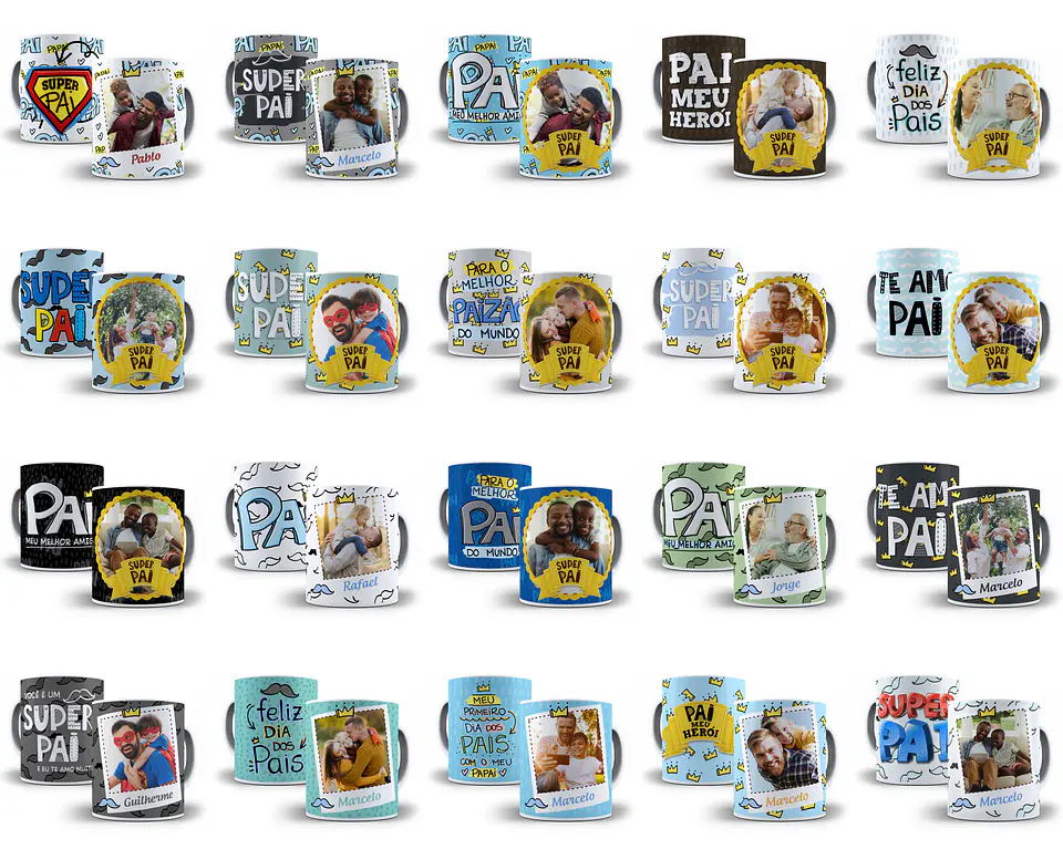 62 Artes para Caneca Dia dos Pais Arquivo em Jpge/Png 3
