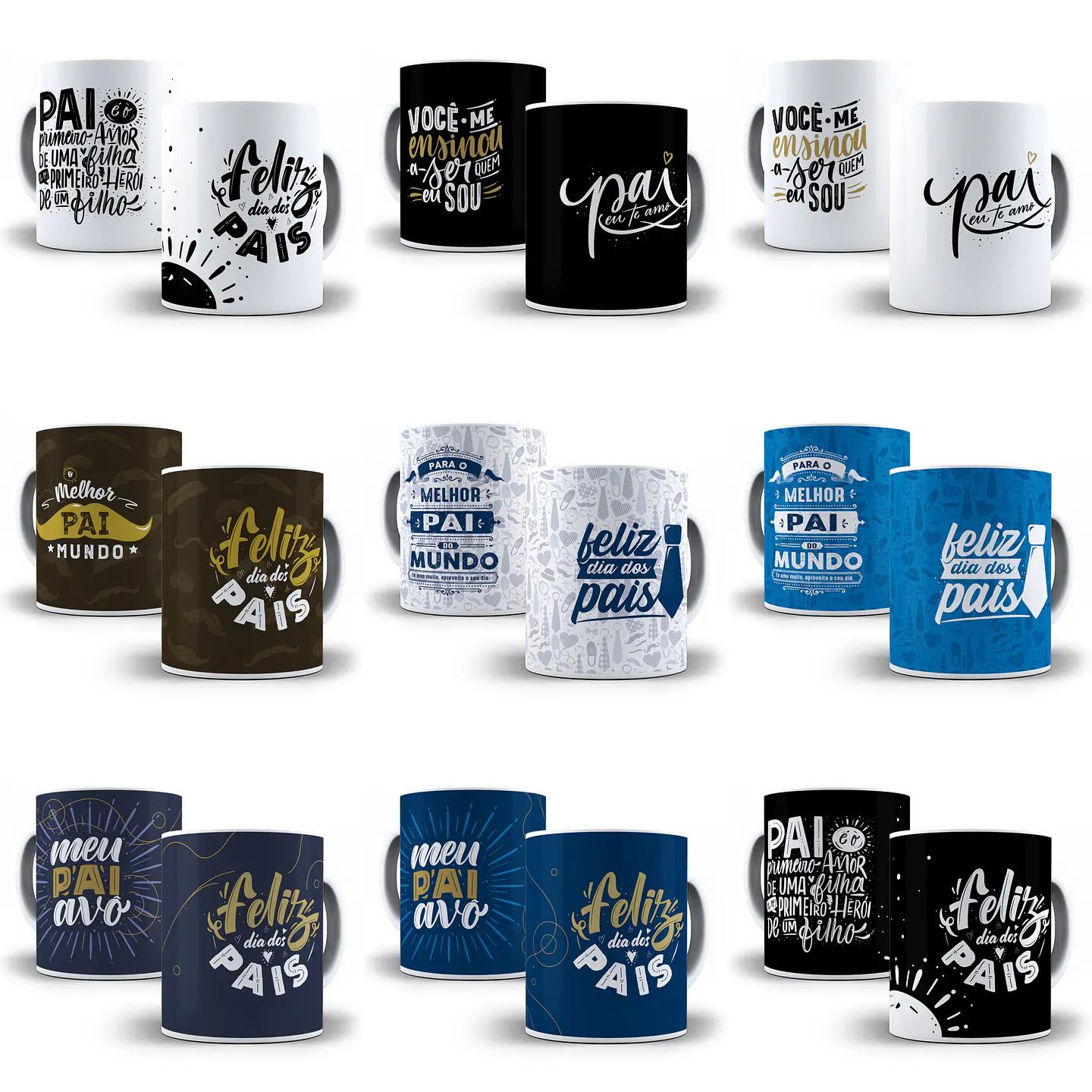 70 Artes para Caneca Dia dos Pais Arquivo em Jpge/Png 2