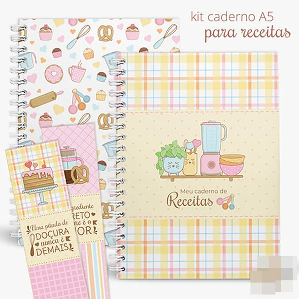 Artes para Caderno de Receitas Arquivo em Pdf 1