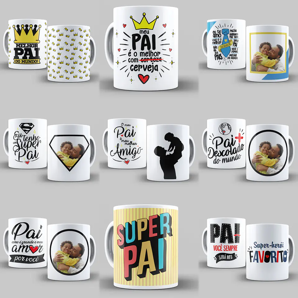 Mega Pacote Dia dos Pais 1.0 Sublimação Arquivos Diversos 1