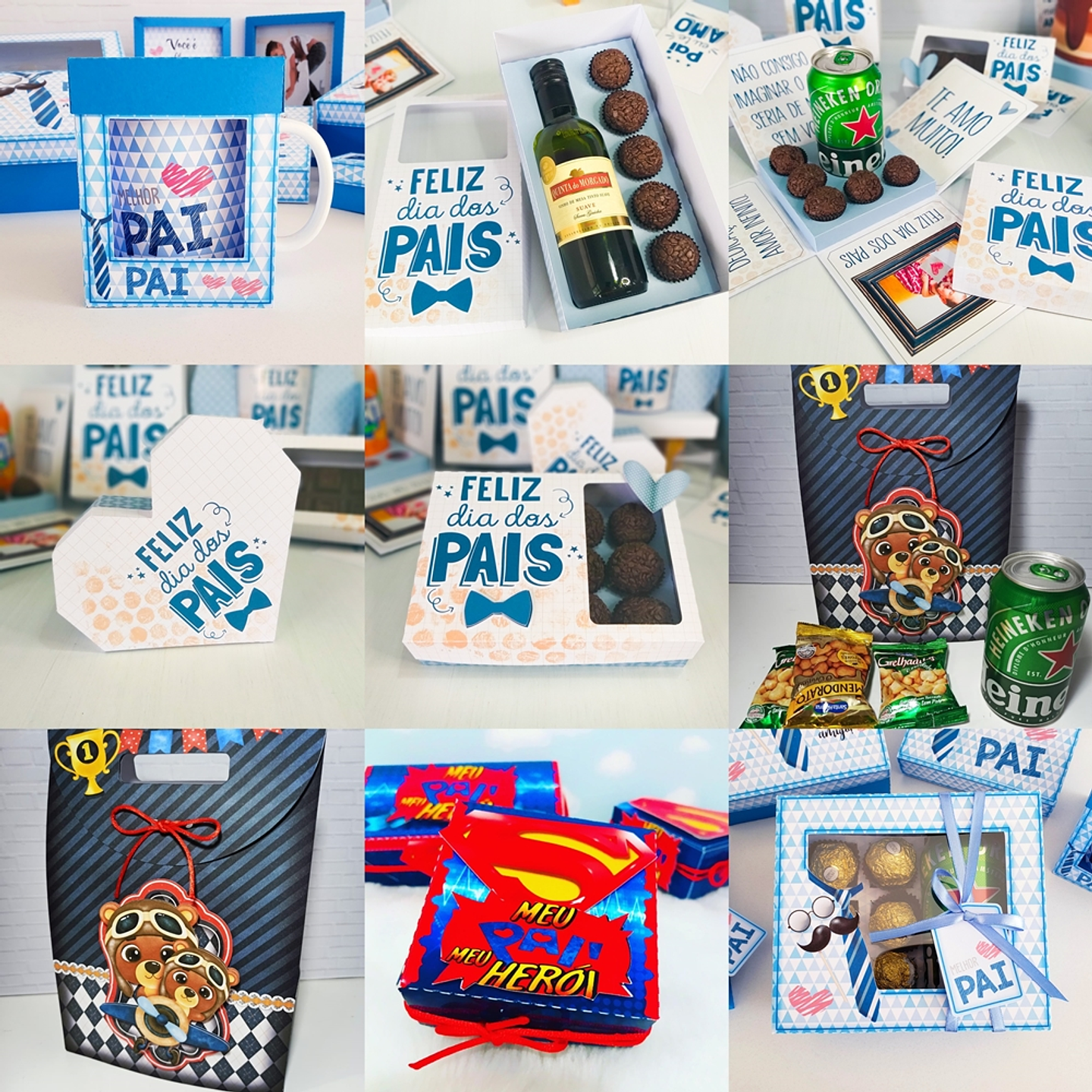 Pacote Arquivos de Corte Dia dos Pais Silhouette Studio 6