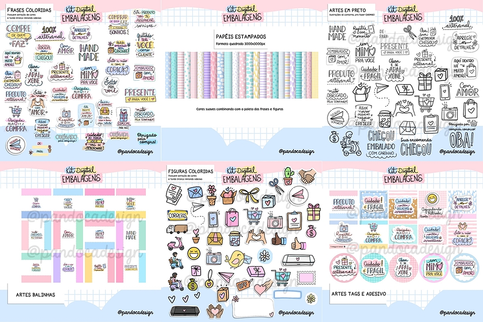Tags e Cartões de Agradecimento ao Cliente Arquivo em Jpge/Png 3